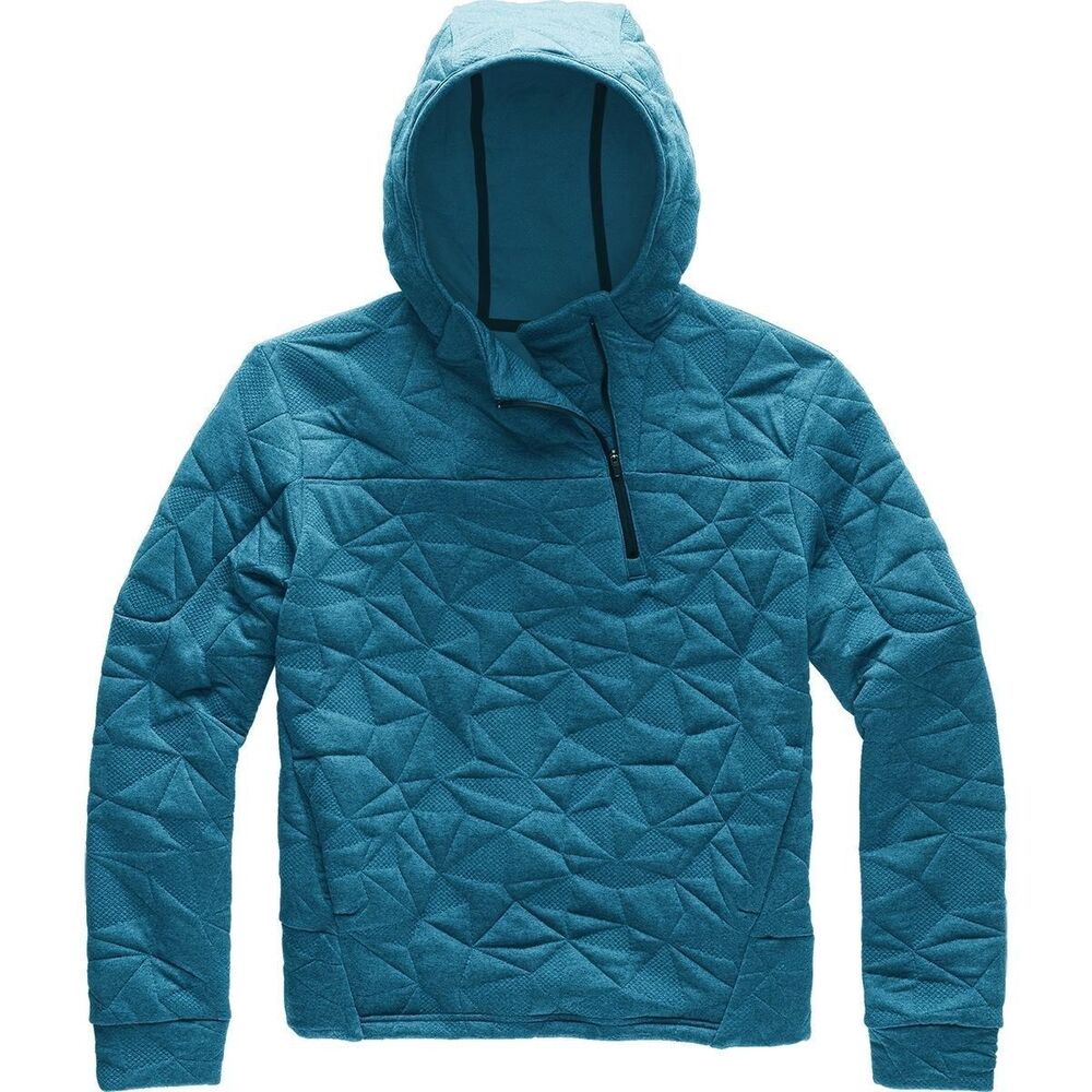 The North Face Womens Sz L Get Out There Hoodie Jacket 1/4 Zip Pullover 2019 EUC